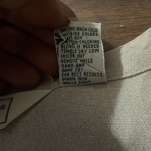 LL Bean 100 linen XL womans petite tunic - - Picture 5 of 7